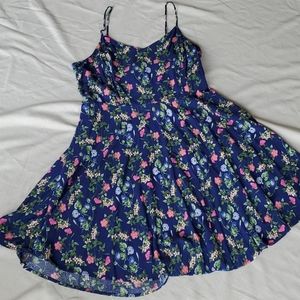 Old Navy Fit and Flare Floral Print Dress in XL